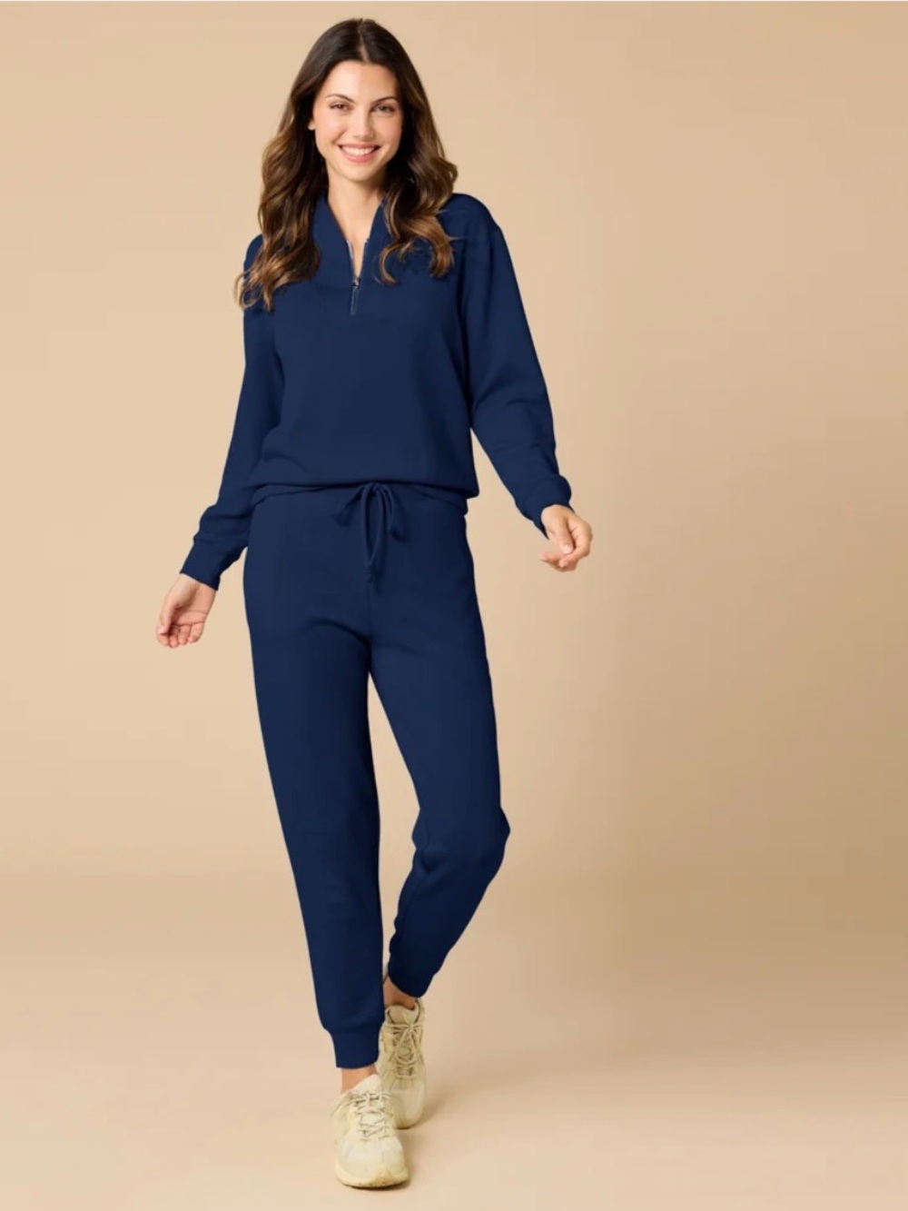 Softies DreamTech ¼ Zip Jogger Set Midnight
